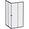 Душевой уголок AM.PM Sunny 100х100 W87G-403-100100-BT профиль Черный матовый стекло прозрачное W87G-403-100100-BT