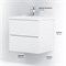 Тумба под раковину Am.Pm Gem 60 см, белый глянец, подвесная с 2 ящиками, M90FHX06022WG M90FHX06022WG