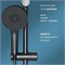 Душевая система AM.PM X-Joy F0785A722 Черная матовая F0785A722