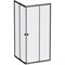 Душевой уголок AM.PM Sunny 90х90 W87G-403-9090-BT профиль Черный матовый стекло прозрачное W87G-403-9090-BT