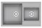 Кухонная мойка GRANULA (8201, АЛЮМИНИУМ) 8201, АЛЮМИНИУМ