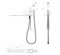 Смеситель  Lemark Solo LM7170CW с гигиеническим душем ( устанавливаемый на унитаз), хром/белый LM7170CW