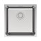 Мойка кухонная Paulmark Yuni YU44-BS, 44 см, нержавеющая сталь, цвет брашированная нержавеющая сталь YU44-BS