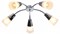 Потолочная люстра Escada Aquilegia 1100/5P Chrome esc_1100_5p_chrome