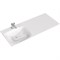 Aqwella FOR.11.04.D-L Forma Раковина накладная, 115х50 см, белая FOR.11.04.D-L