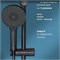 Душевая система AM.PM X-Joy F0785A522 с термостатом Черная матовая F0785A522
